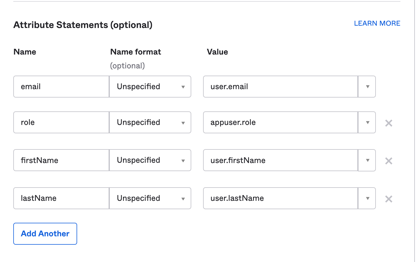 jit attributes okta