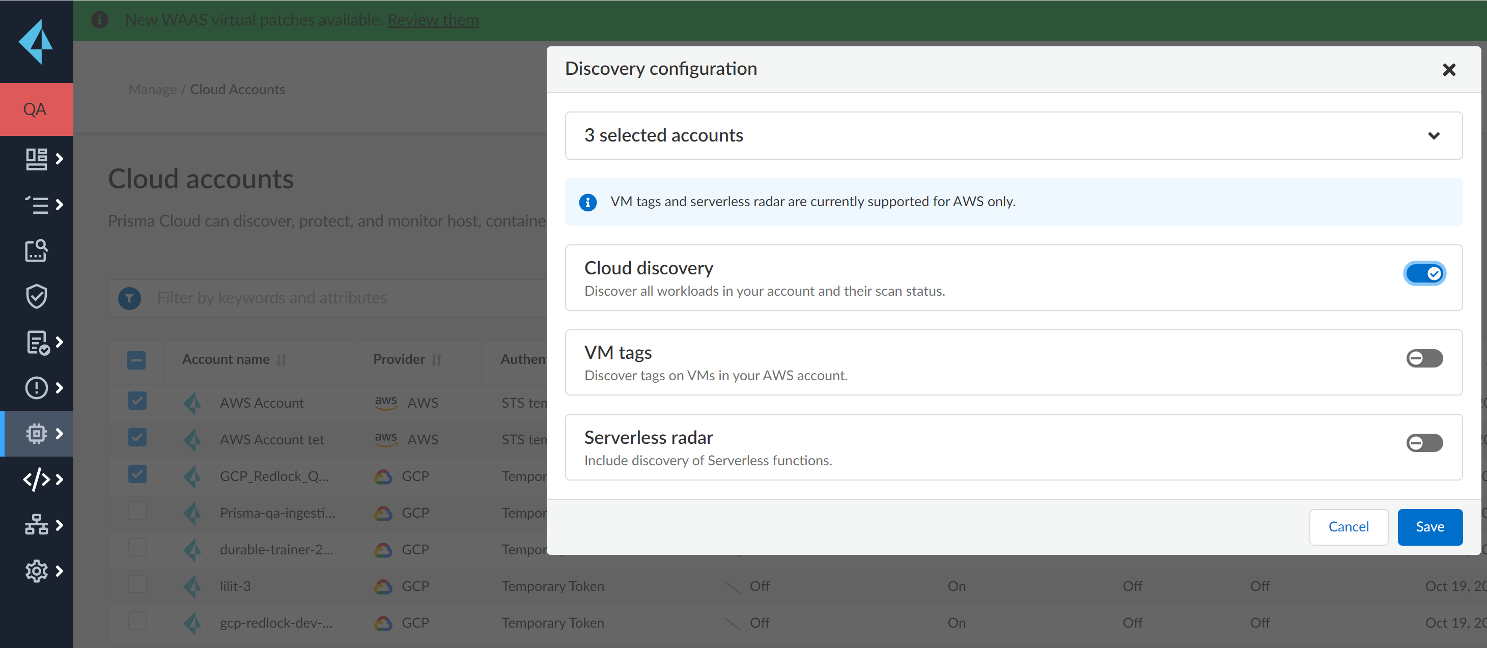 cloud discovery saas