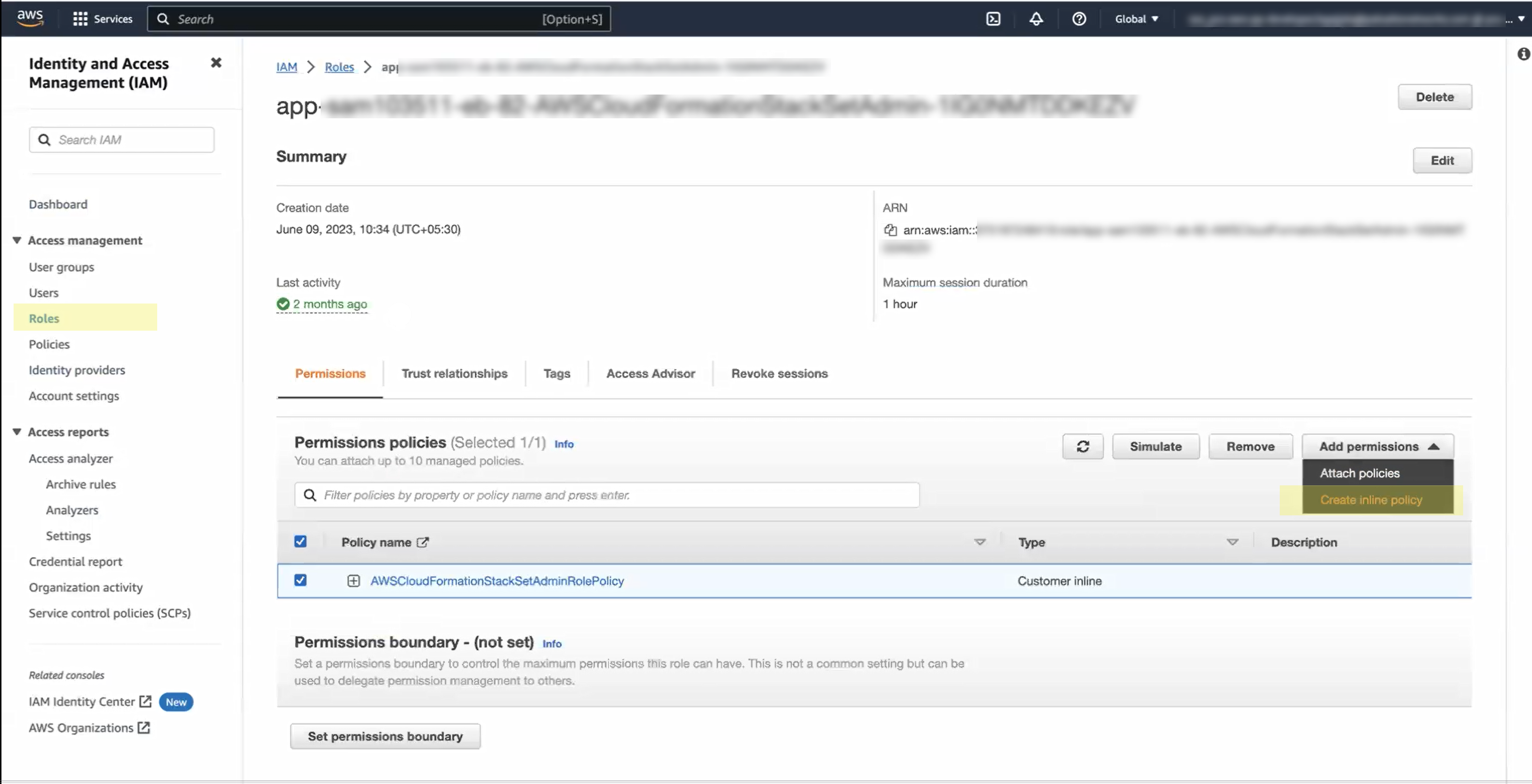 cdem pre req create policy 1