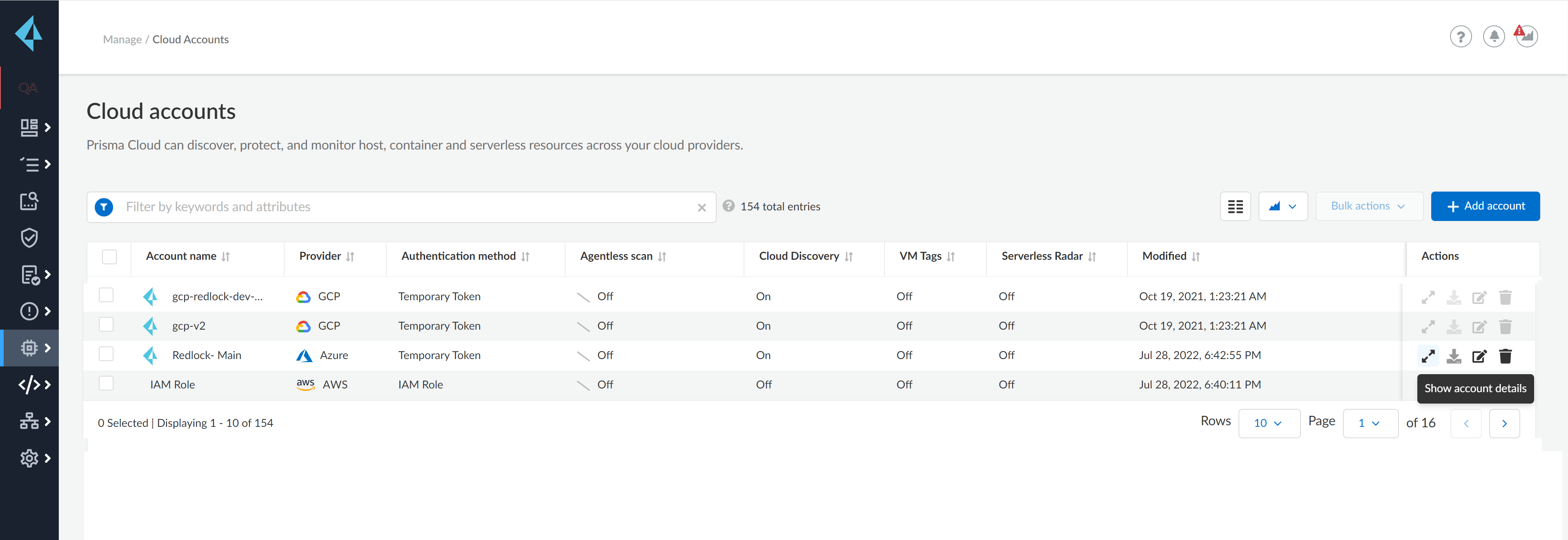 cloud discovery details saas