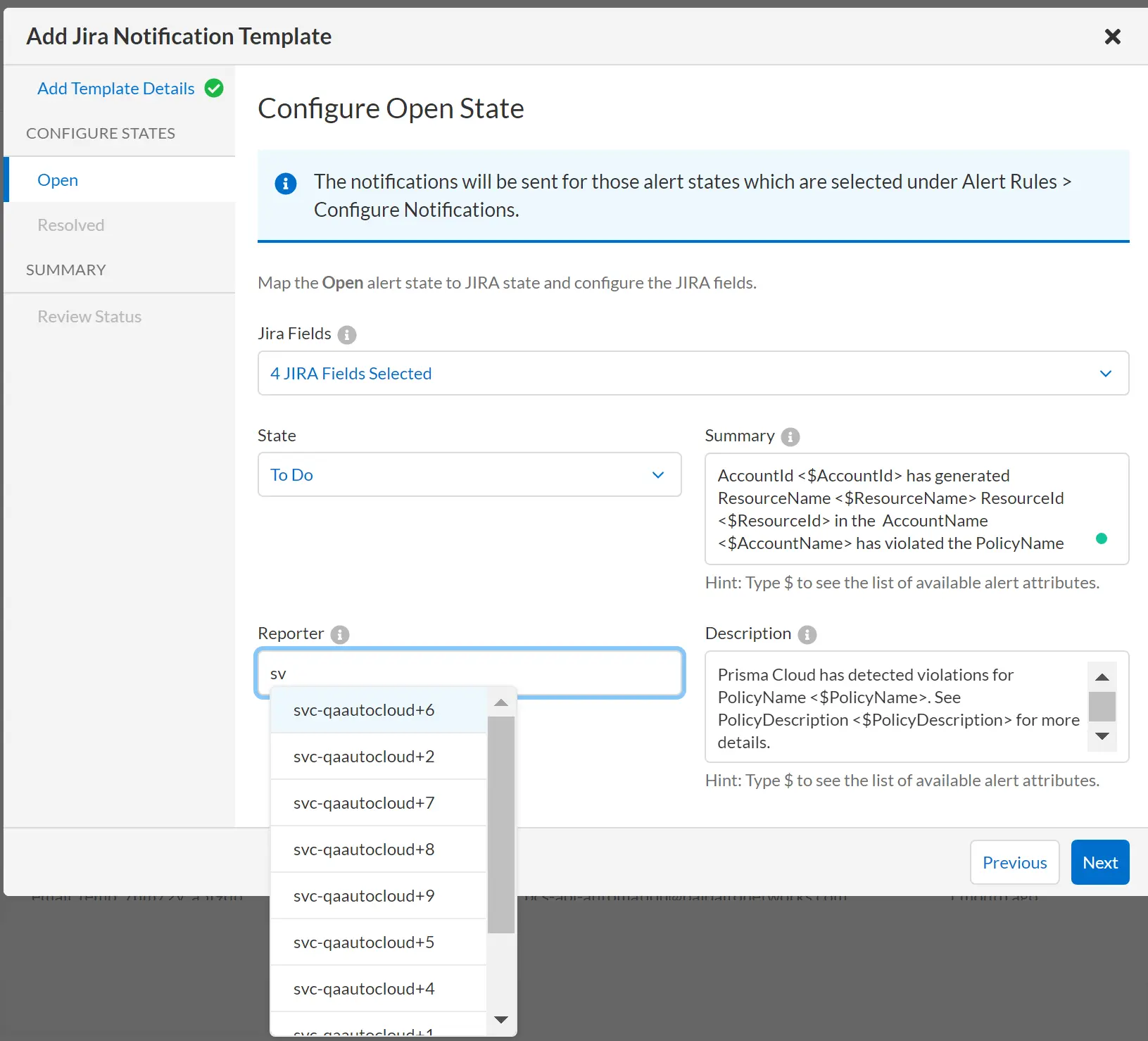 add jira notification template 2