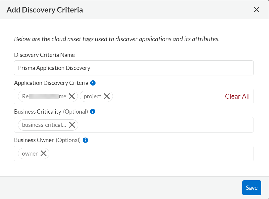 app add dna discovery criteria